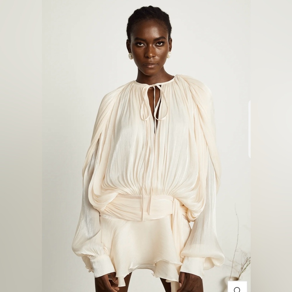 Elegant Cream Mini Dress